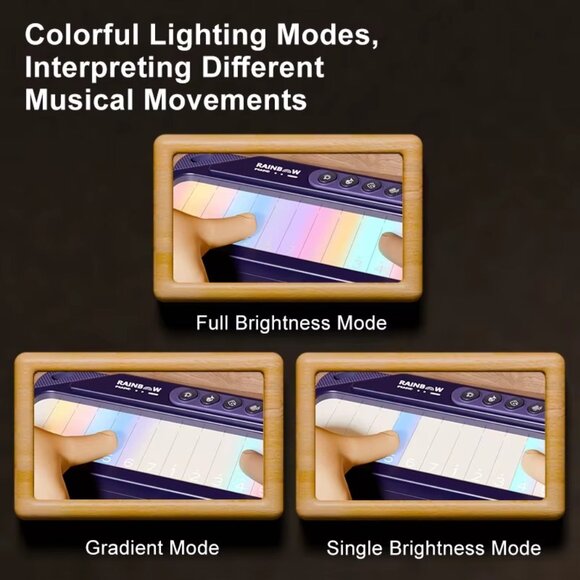 Baby Piano Toy Music & Sound Light Up Musical Toys for Toddlers 1-3, Early Learn - Picture 8 of 13